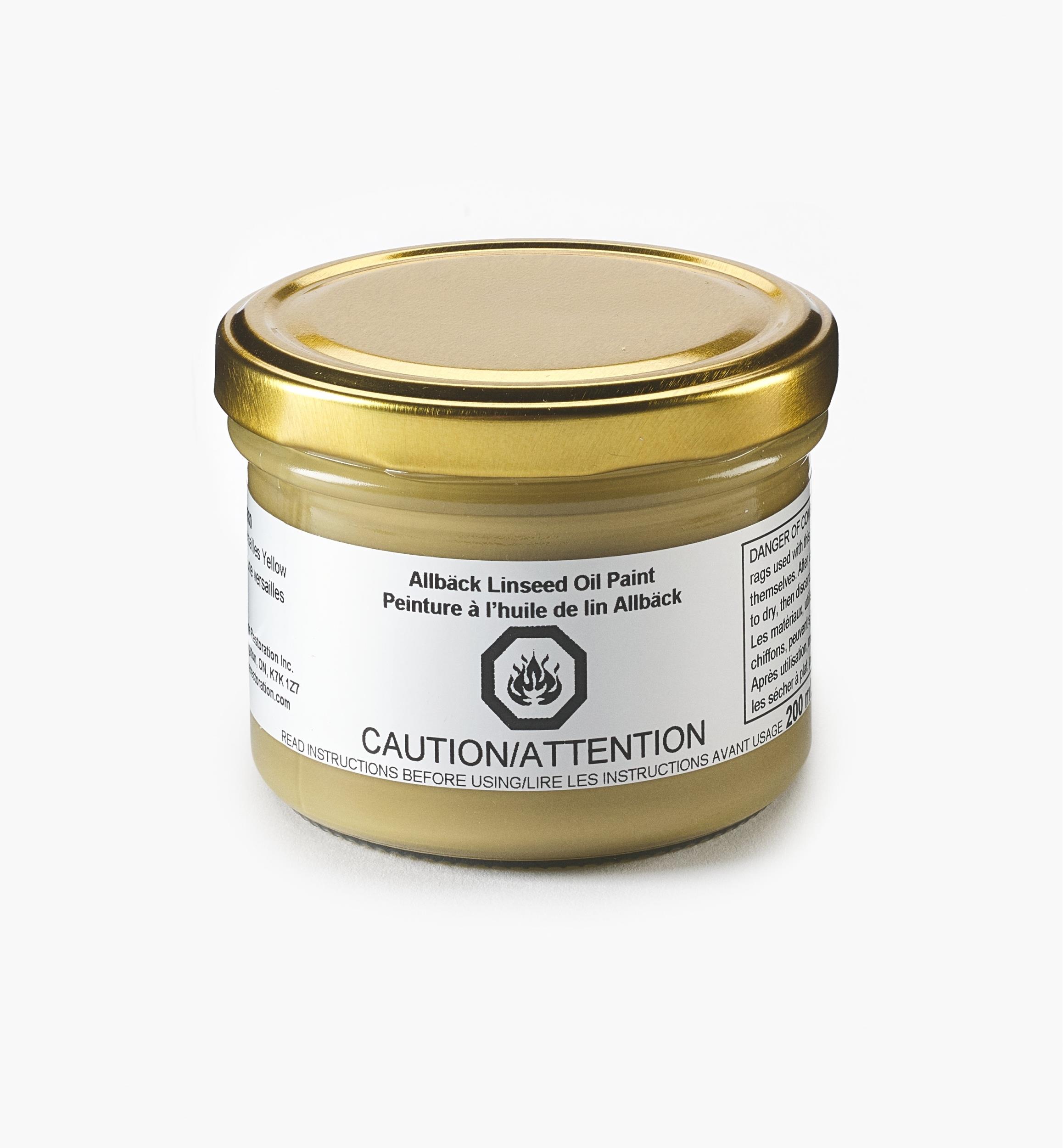 Allbäck Versailles Yellow Linseed Oil Paint