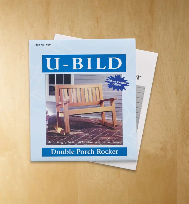 image of Double Porch Rocker Plan