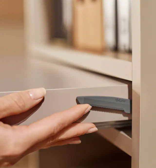 image of Blum Pull-Out Shelf Lock