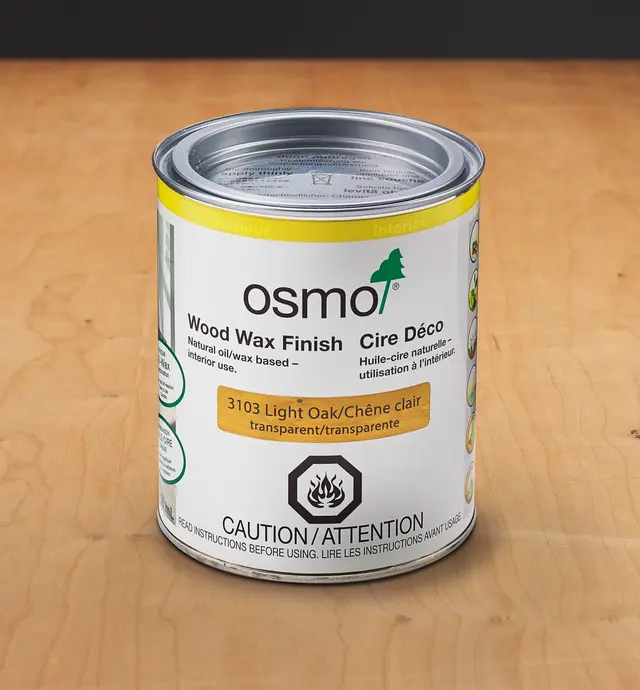 image of Osmo Light Oak Wood Wax Finish