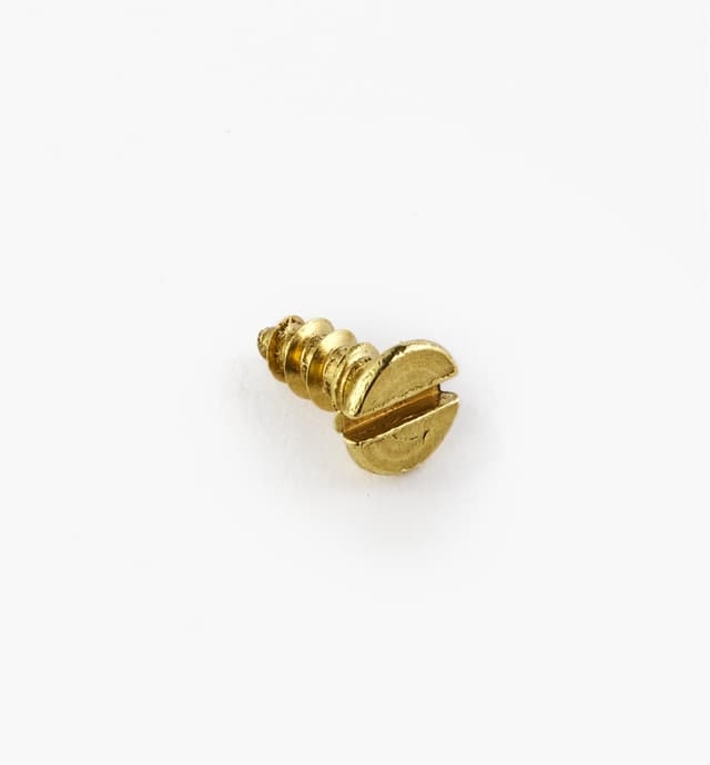 image of 1/4" #2 Flat-Head Brass Screws