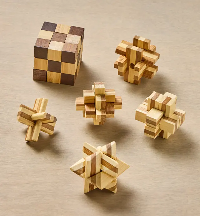 image of Bamboo Brainteasers Set