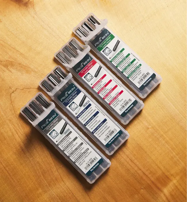 image of Replacement Leads for Pica Big Dry Carpenter's Mechanical Pencil