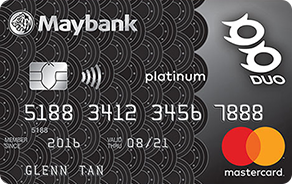 Maybank DUO Platinum Mastercard