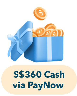 S$360 Cash via PayNow