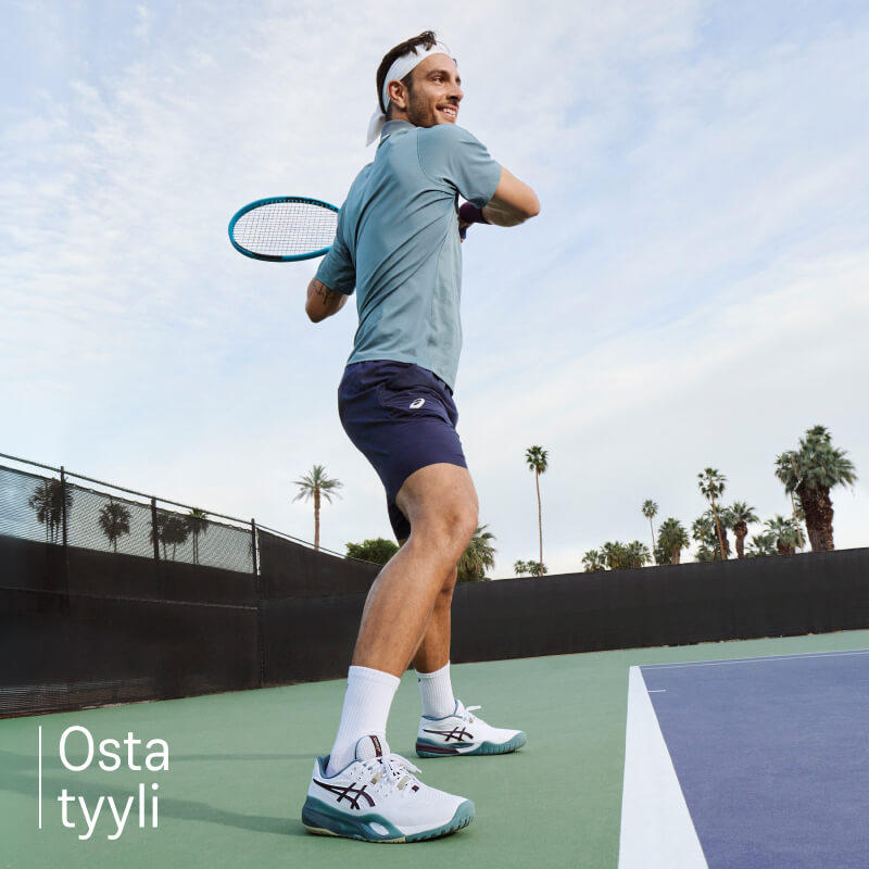 ASICS tennis shop the look component