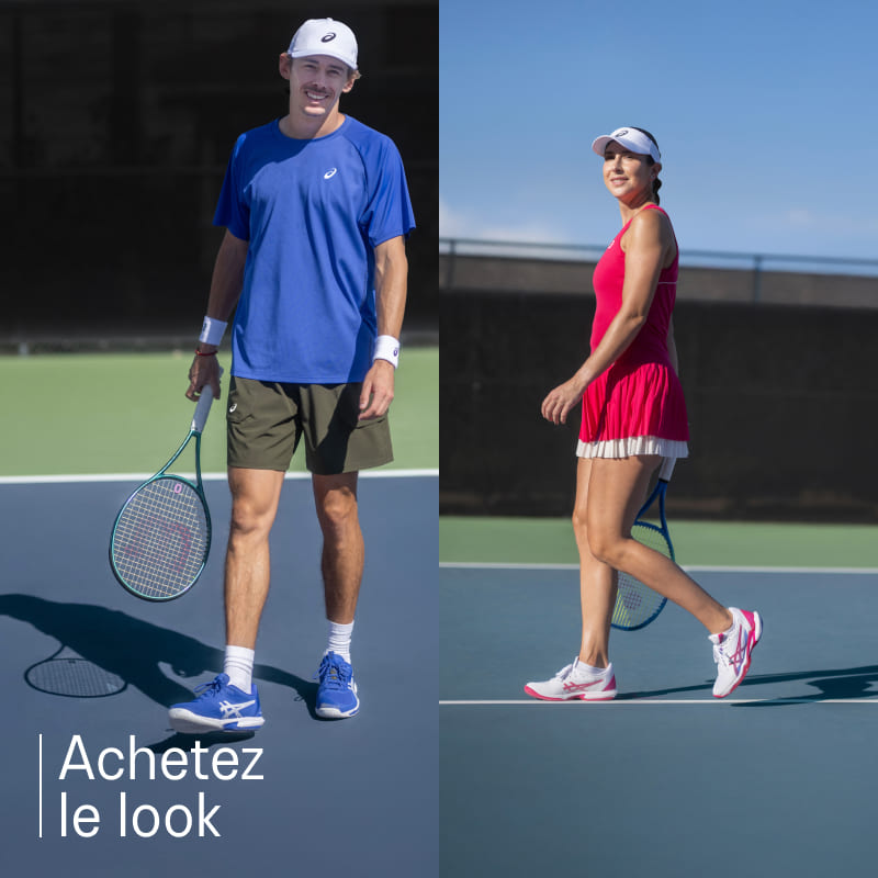 ASICS tennis shop the look component