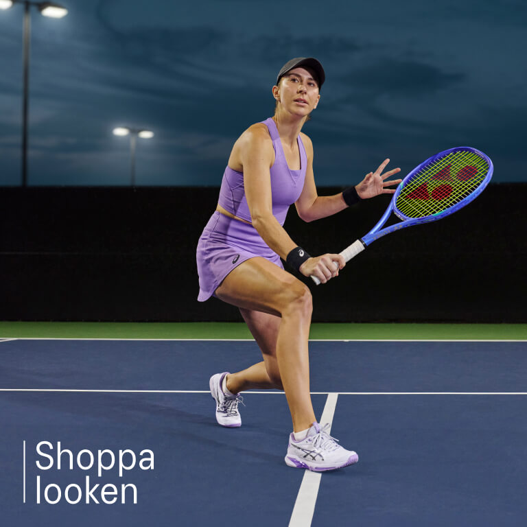 ASICS tennis shop the look component