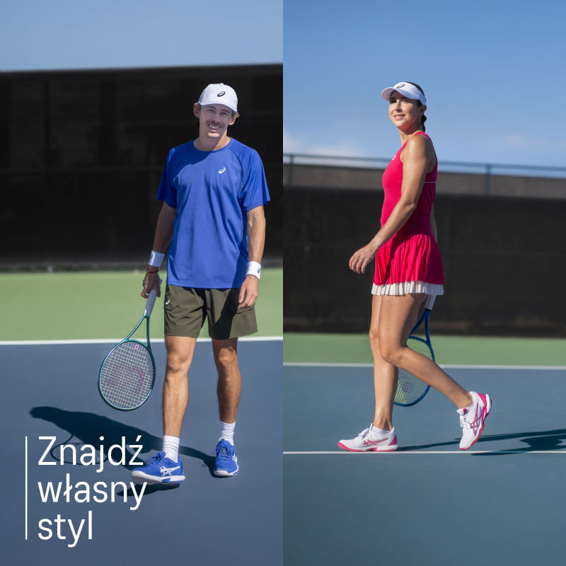 ASICS tennis shop the look component