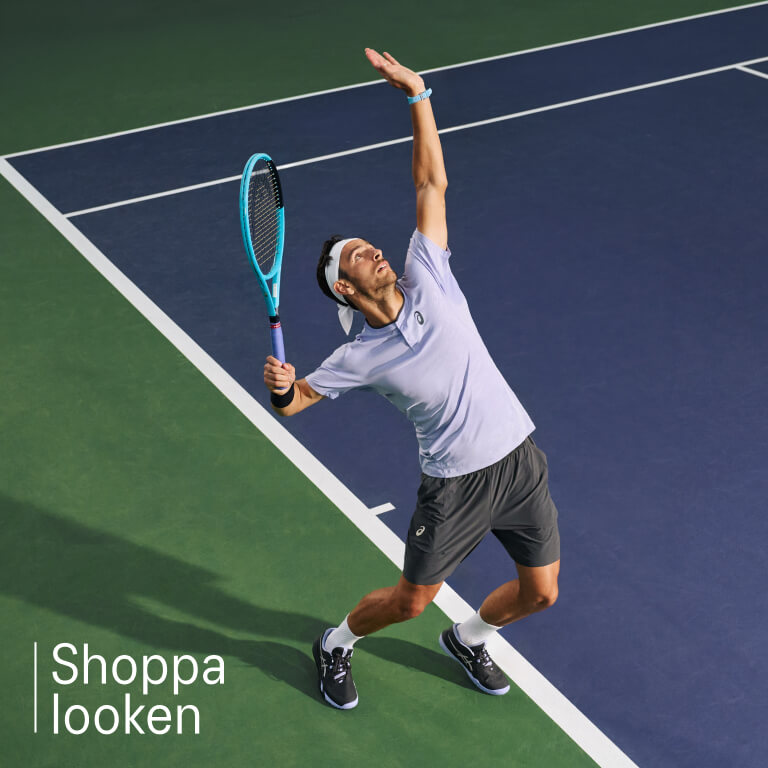 ASICS tennis shop the look component