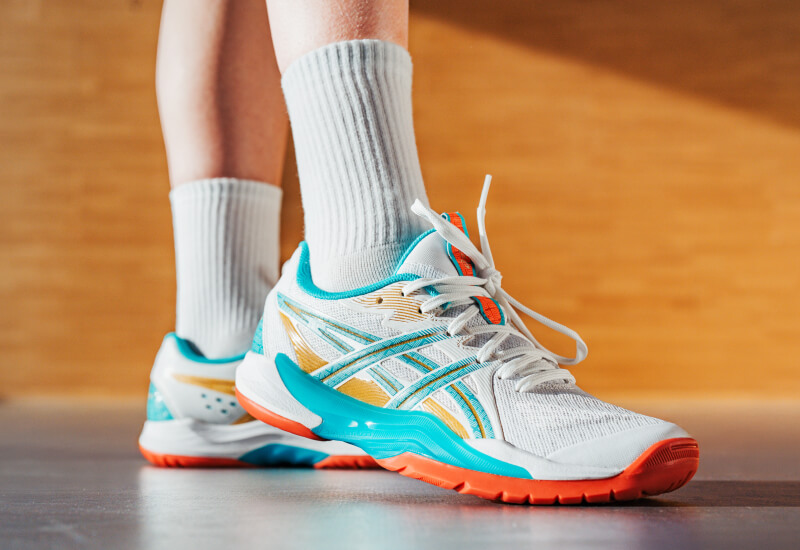 Close up of the handball shoes POWERBREAK FF