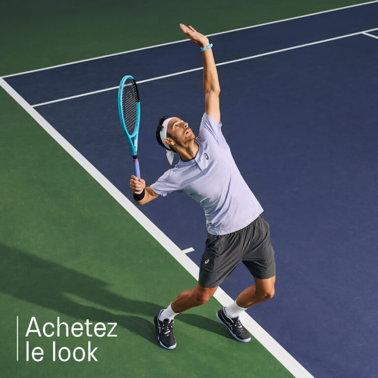 ASICS tennis shop the look component