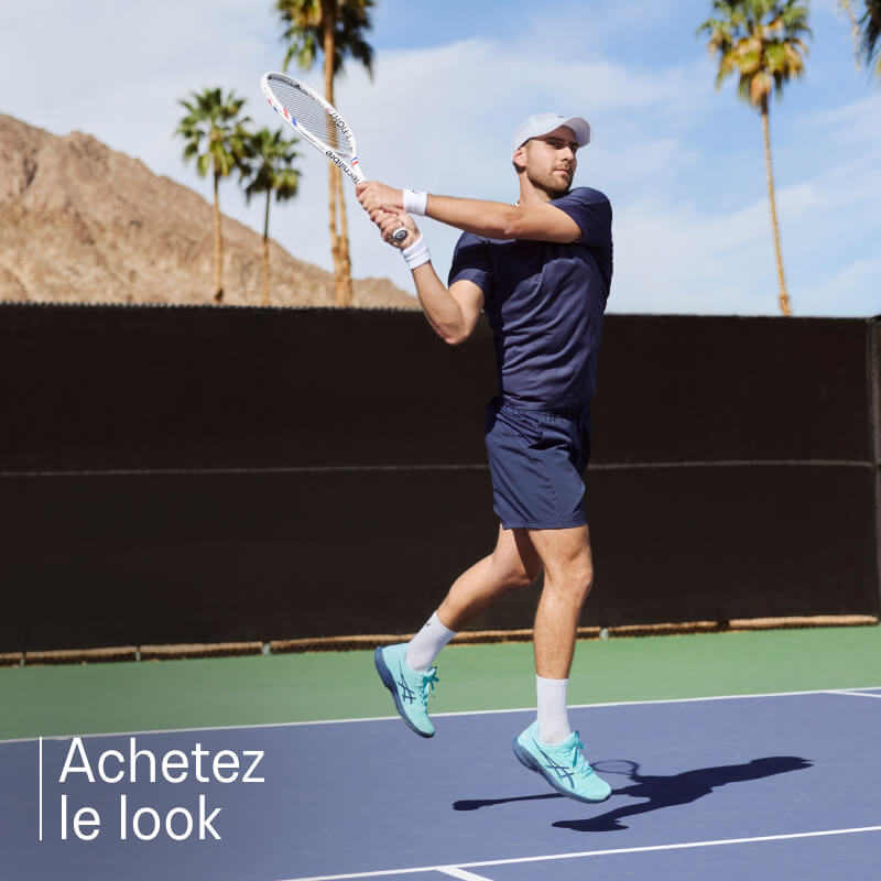 ASICS tennis shop the look component