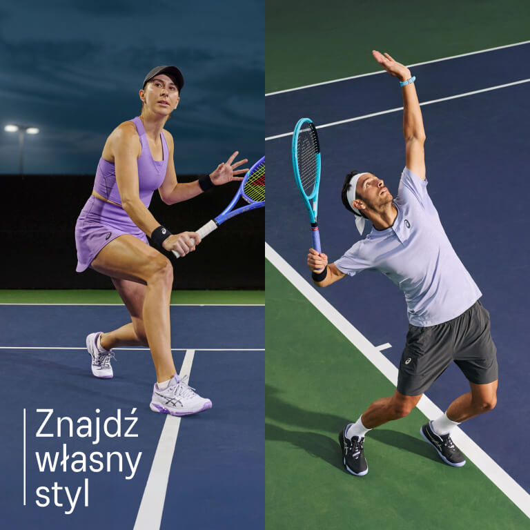 ASICS tennis shop the look component