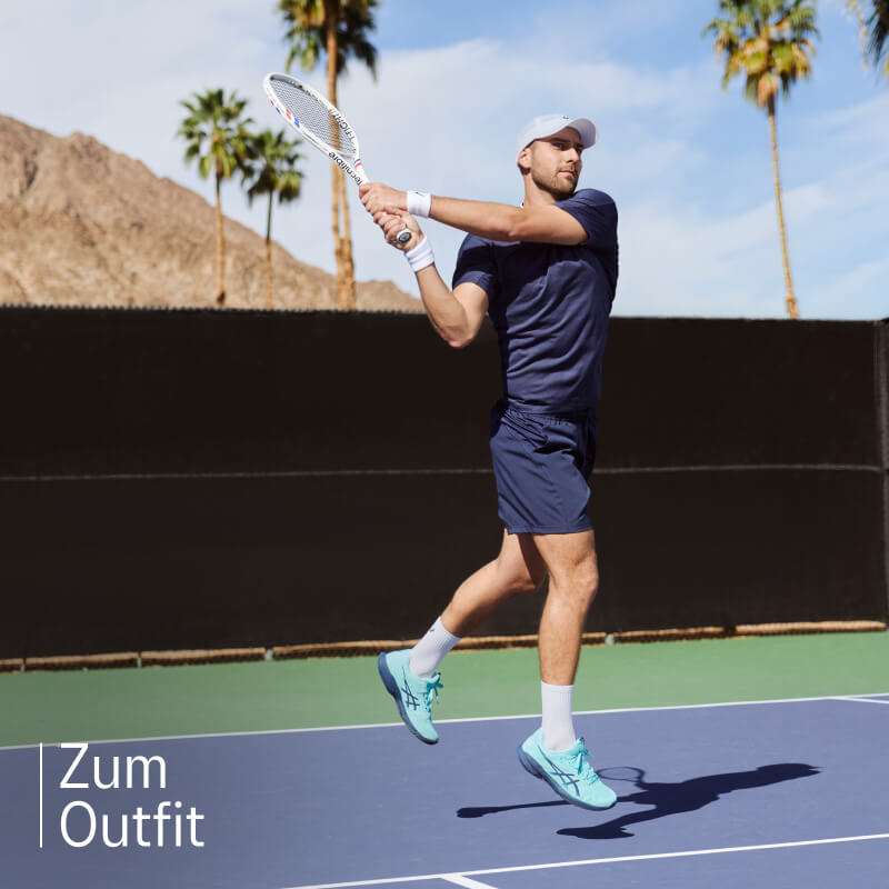 ASICS tennis shop the look component