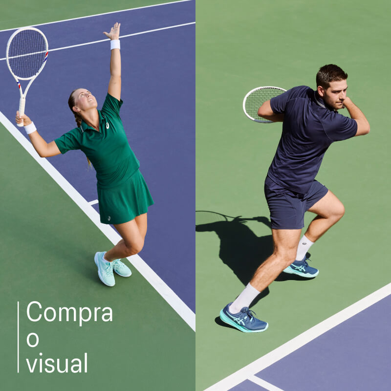 ASICS tennis shop the look component