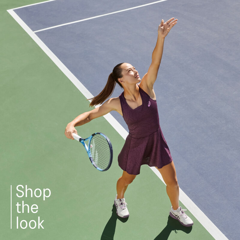 ASICS tennis shop the look component
