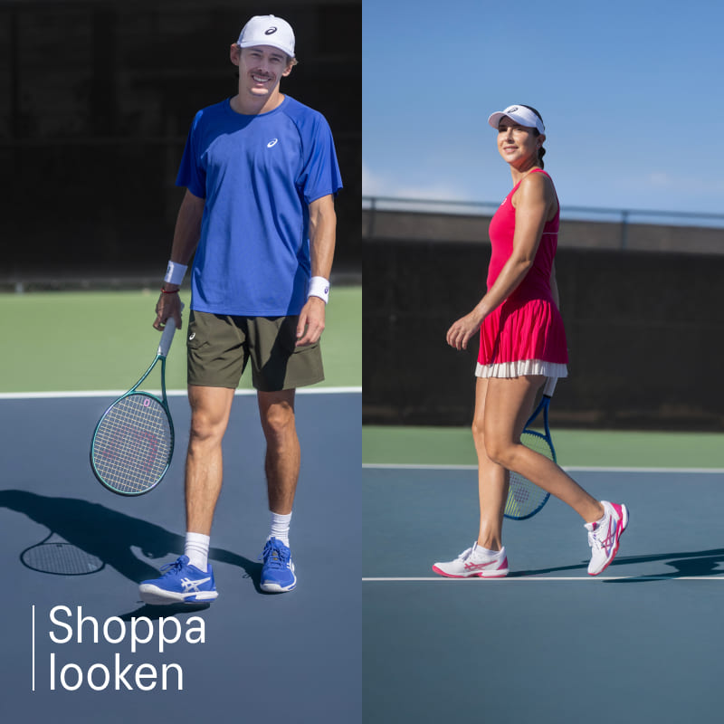 ASICS tennis shop the look component