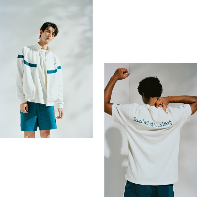 Men wearing the ASICS Performance Life Heritage Collection