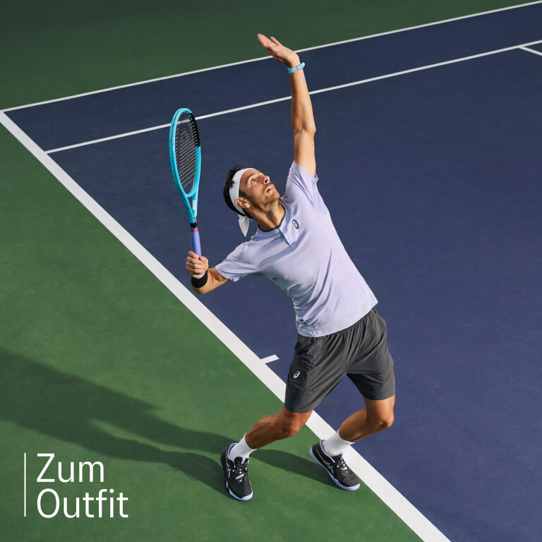ASICS tennis shop the look component