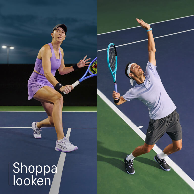 ASICS tennis shop the look component