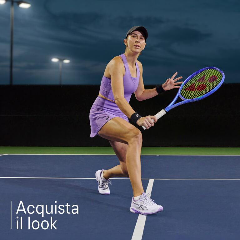 ASICS tennis shop the look component