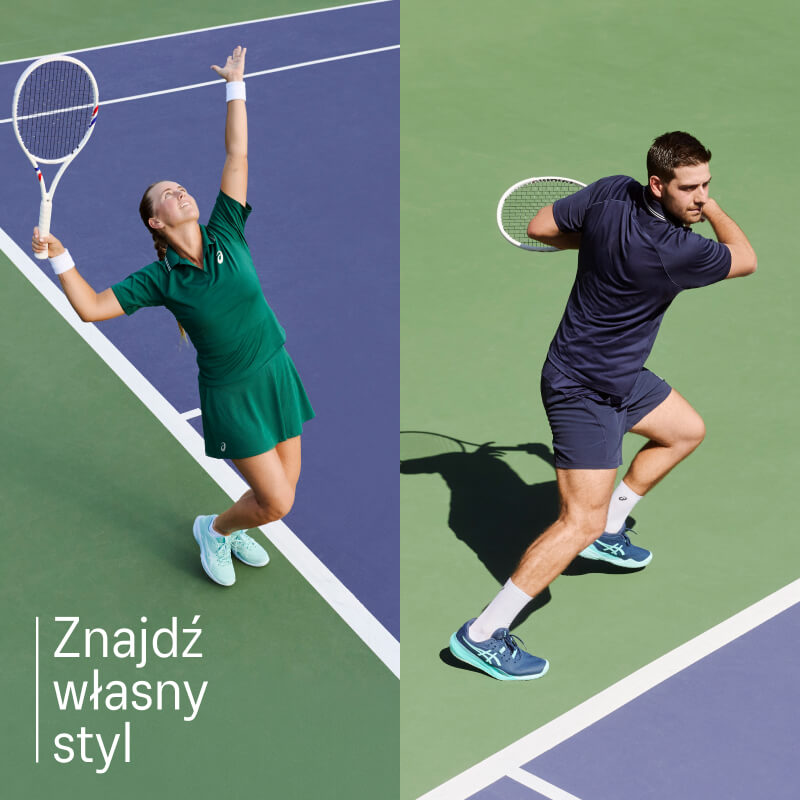 ASICS tennis shop the look component