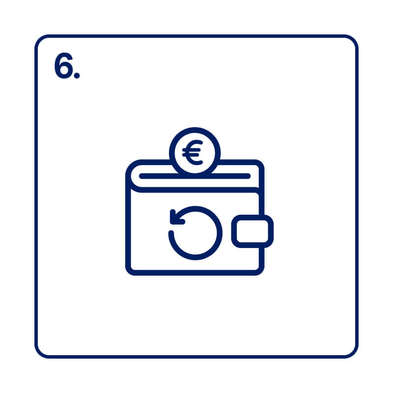 Step 6 - returns page