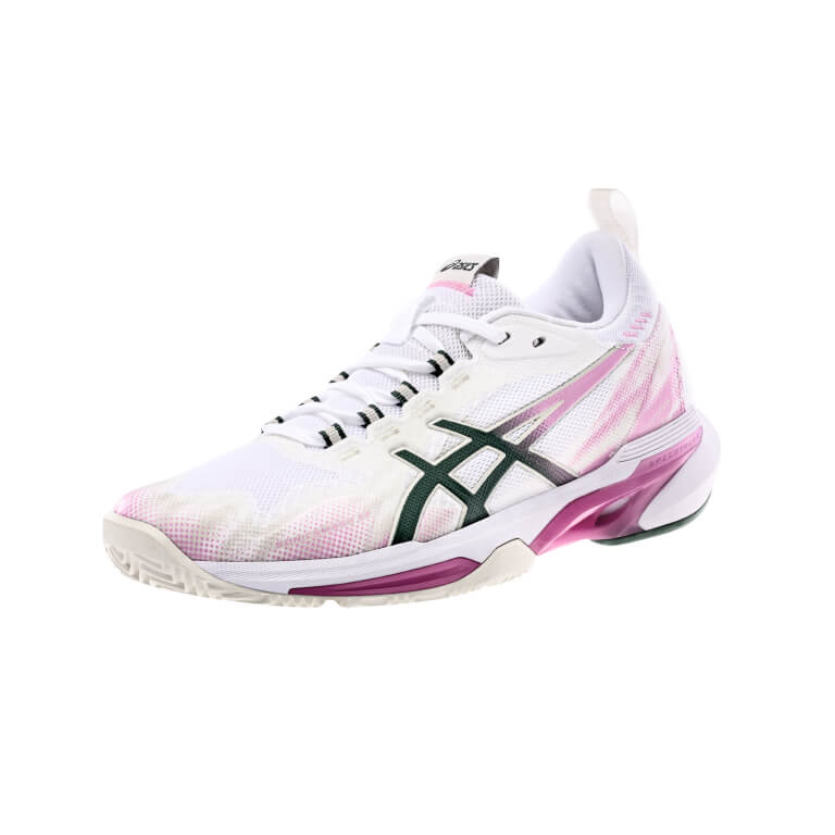 Close-up on padel shoes for playing style speed