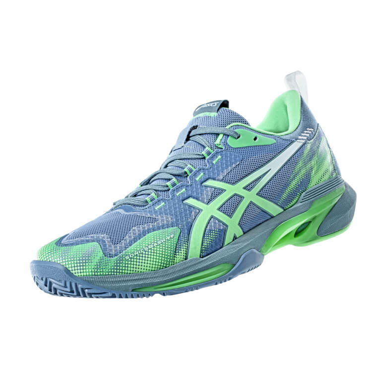 Close-up on padel shoes for playing style speed