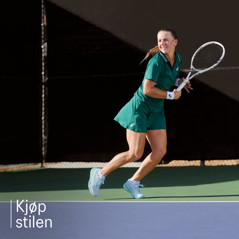 ASICS tennis shop the look component