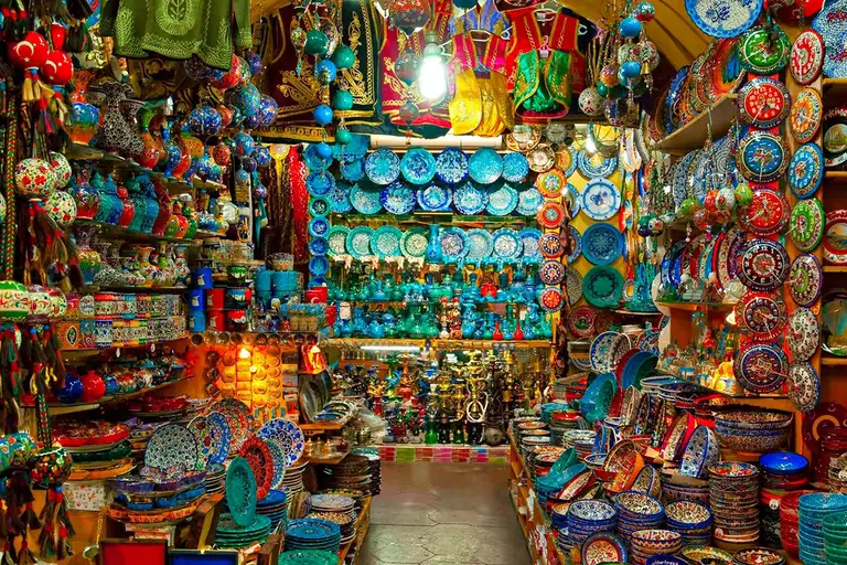 Traverse Istanbul's vibrant shopping locales and indulge in Turkish coffee