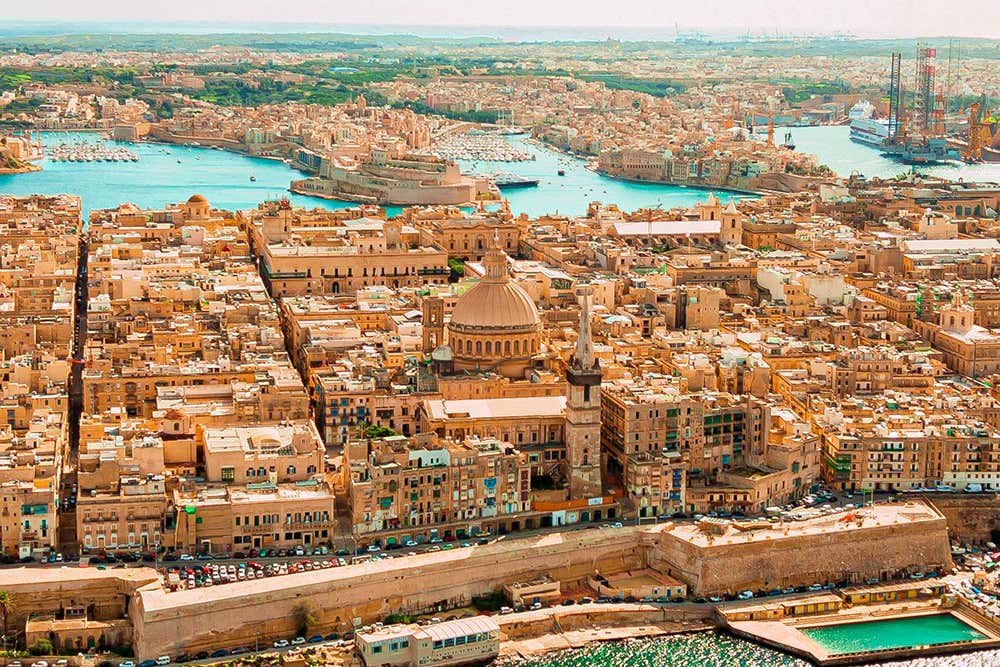 Valletta, the capital city of Malta.