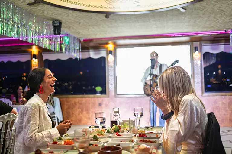 Unveil love's magic on a Bosphorus dinner cruise