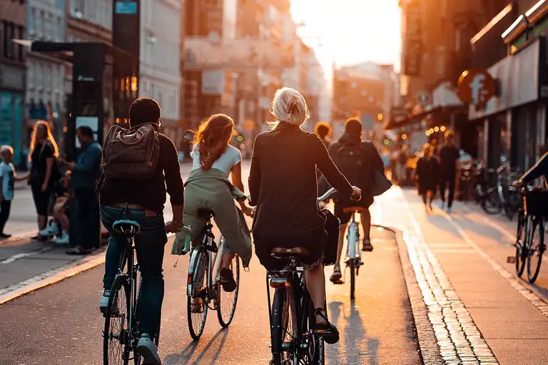 Explore the city by bike