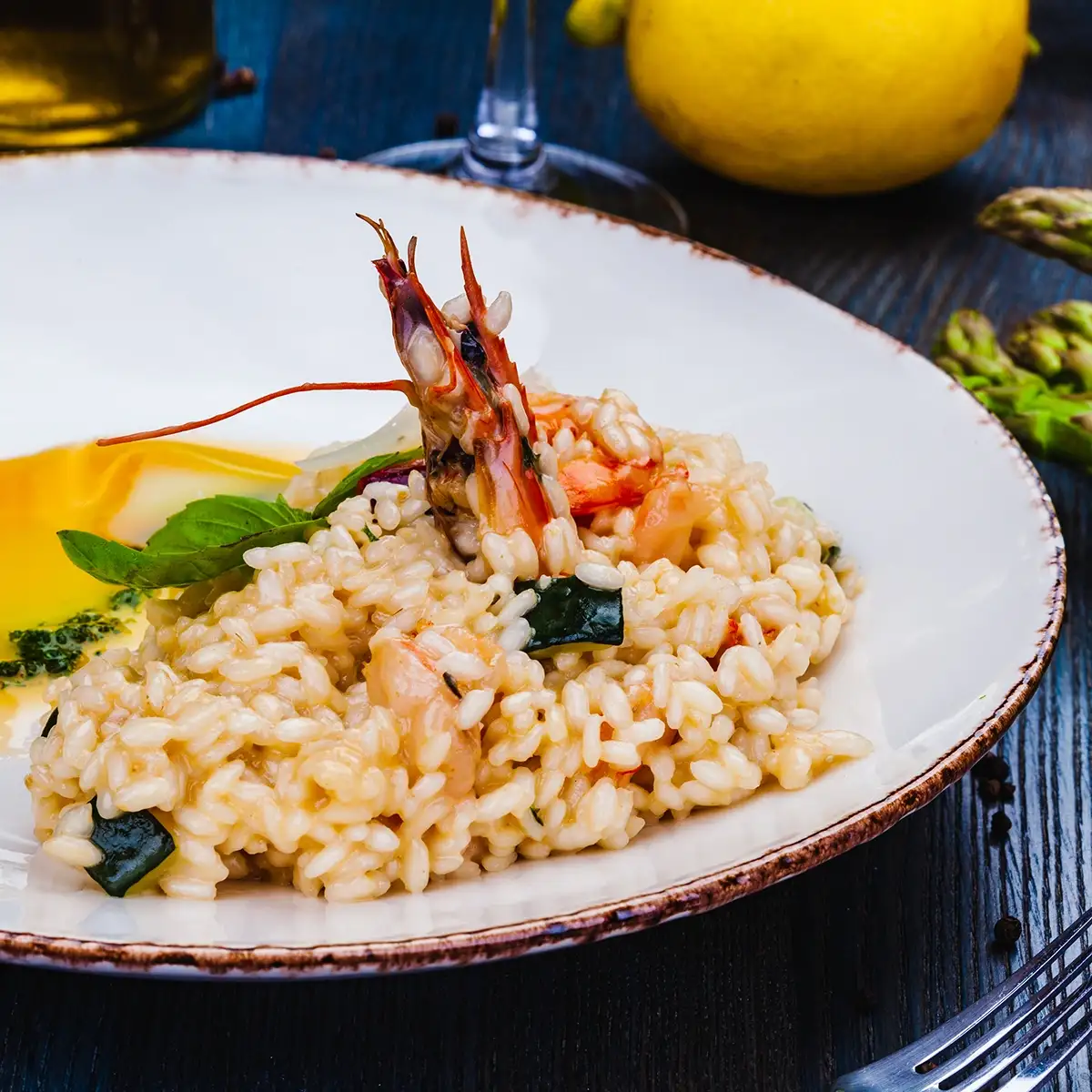 Slurp up some creamy risotto