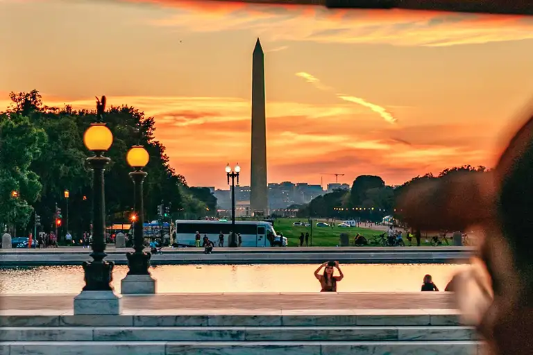 Witness Washington in a moonlit glow on a trolley tour