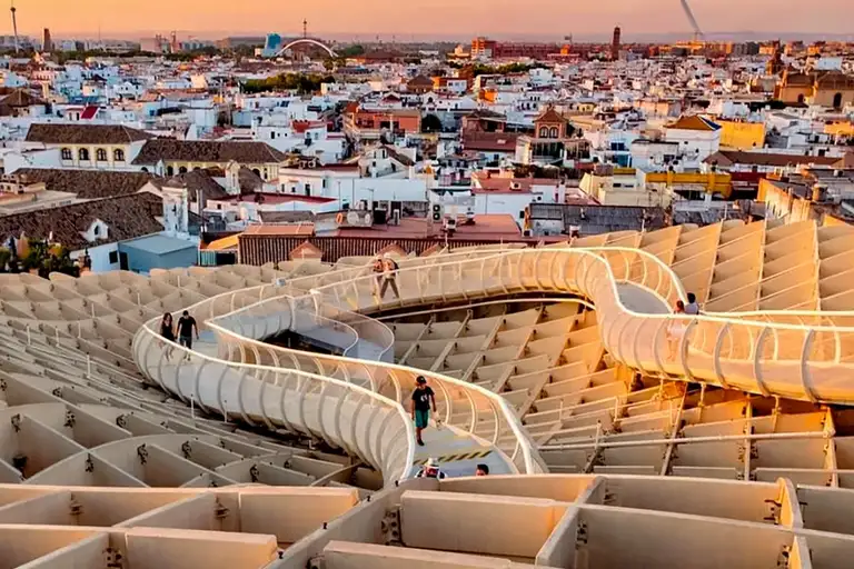 Take a rooftop walk around Las Setas