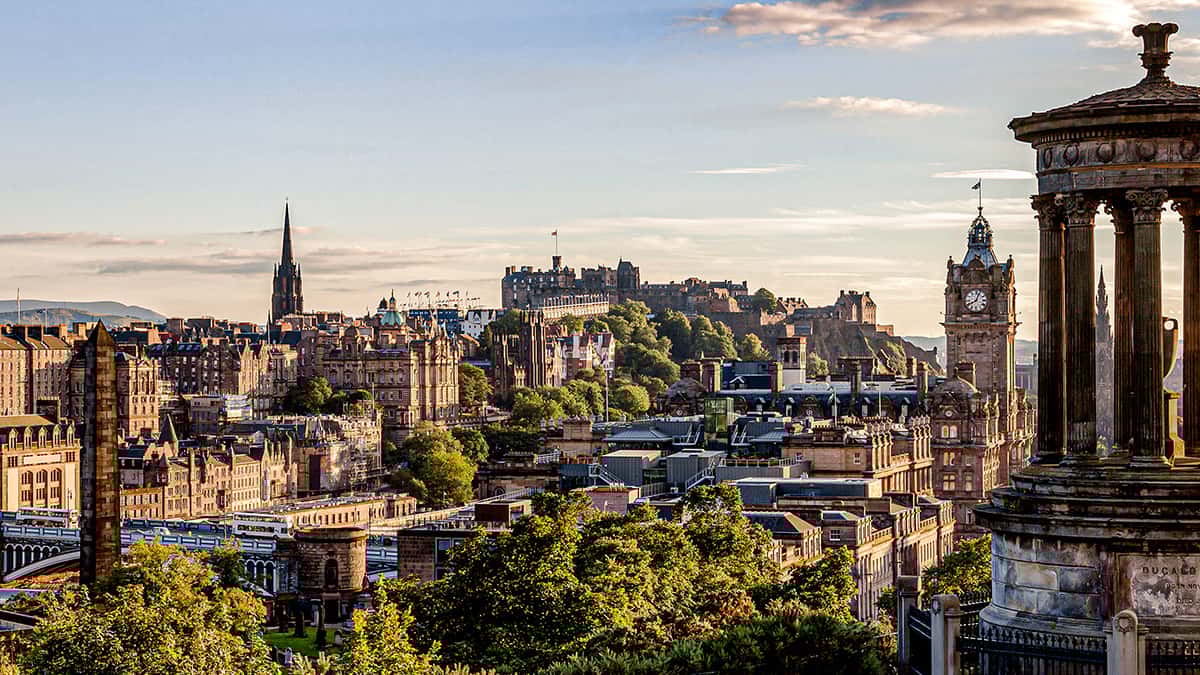 愛丁堡卡爾頓山(Calton Hill)一覽城市景觀 Edinburgh Old Town History Tour