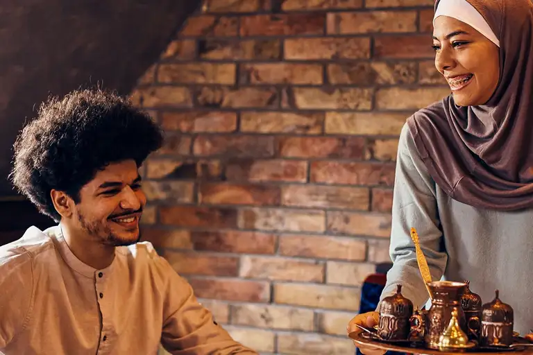 Savor the sweetness of togetherness in a Turkish tea garden