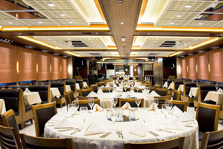 Savor a Turkish night dinner cruise along the Bosphorus Strait