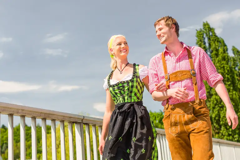Traditional Bavarian attire