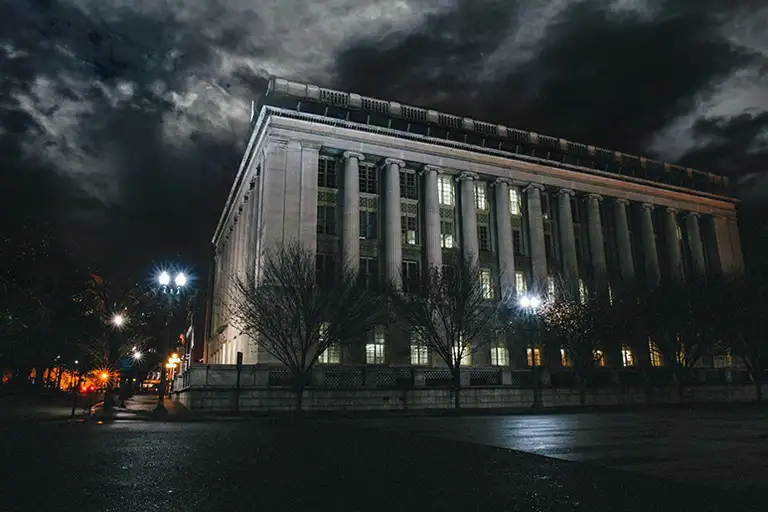 Uncover the eerie allure of Washington DC