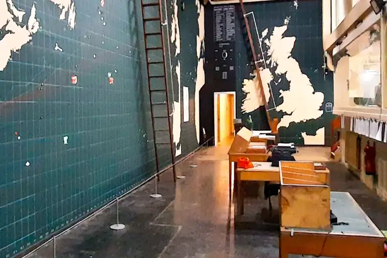 Step into an authentic WWII bunker
