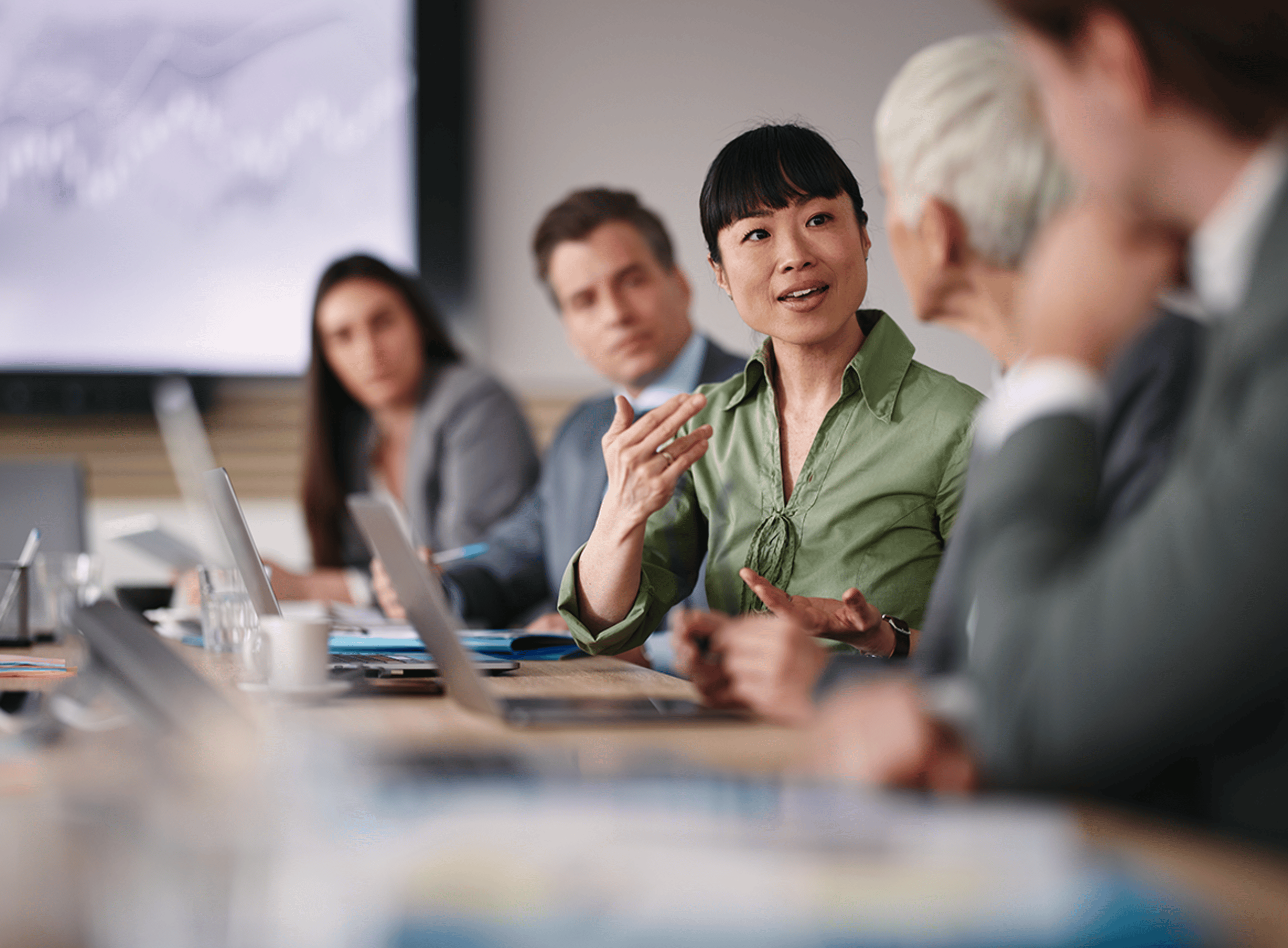 Executive Team Meeting Discussion Table