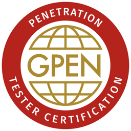 GIAC Penetration Tester (GPEN) certification badge