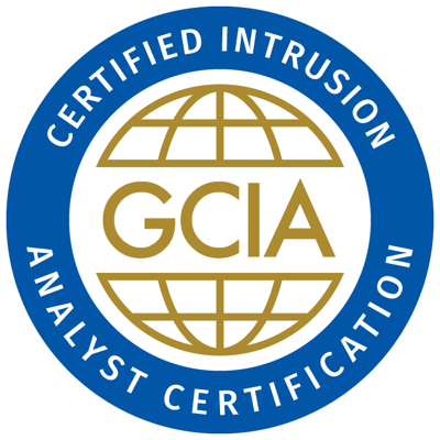 GIAC Certified Intrusion Analyst (GCIA)