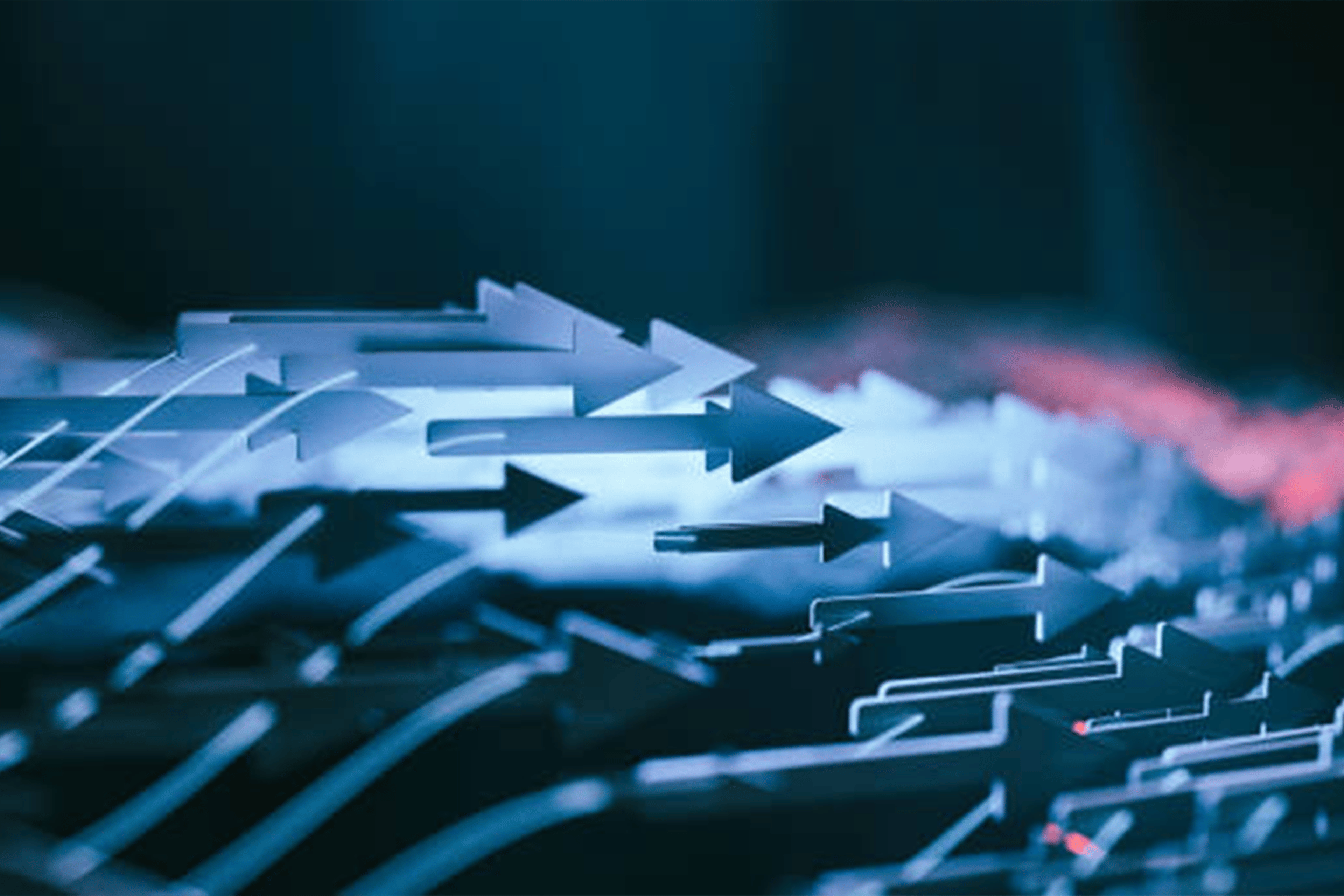 Abstract Arrows Pointing Right