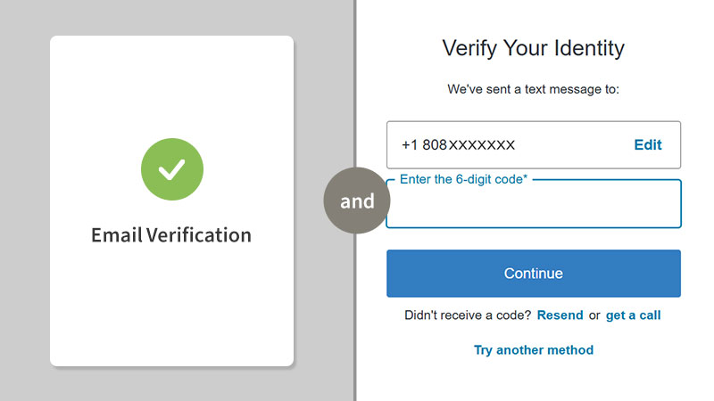 My account sign up step 3 modal