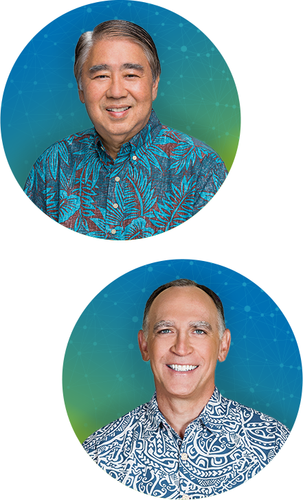 Photo of Mark Mugiishi and Robert Harrison